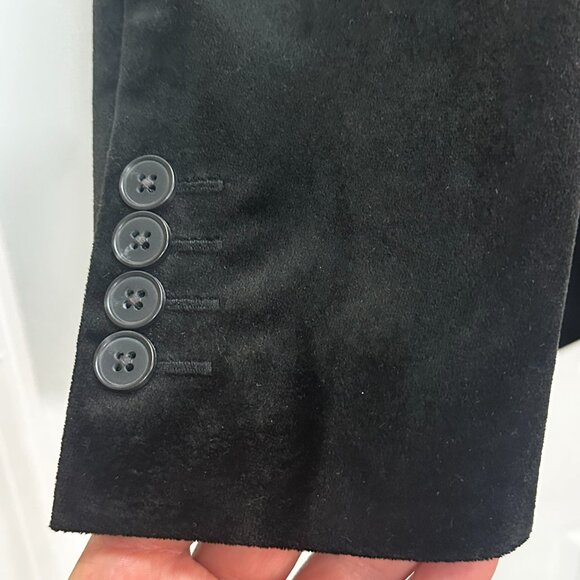 I.N.C. International Concepts Men's Velvet Jacket ‘Black’, Men's size Large - Picture 4 of 7